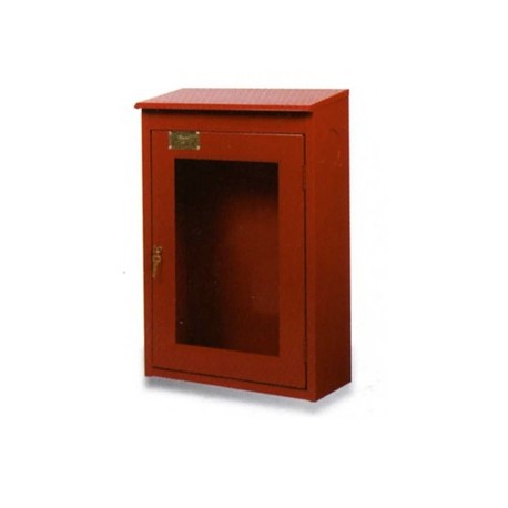 gabinete ansul p/manguera de 30 m y extintor acero rojo cal 22 para empotrar de 85 x 21 x 88 cm