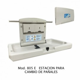 estacion sablon 805e cambio pañales horizontal gris