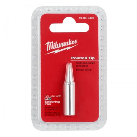 punta milwaukee 49800400 puntiaguda para cautin m12