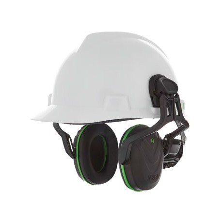 orejera msa vgard adaptable a casco nrr 22 negroverde