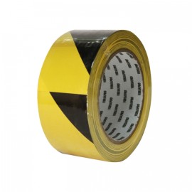 cinta delimitadora versapro qwjc15by negra y amarilla 48mm x 33m