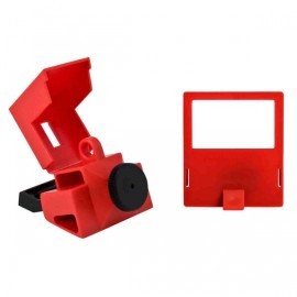 sistema de bloqueo brady de polipropileno rojo pinterruptor 480600v